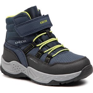 Kotníková obuv Geox J Sentiero B.B Abx C J26FSC 0FUCE C0479 S Navy/Lime