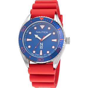 Hodinky Nautica NAPFWS220 Red/Navy