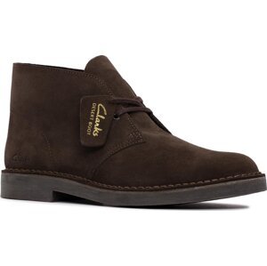 Kotníková obuv Clarks Desert Bt Evo Dark Dark Brown Suede