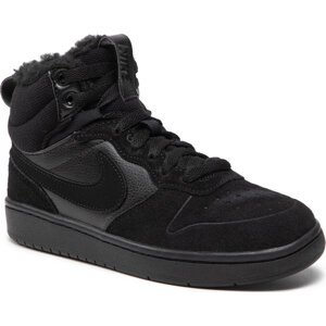 Boty Nike Court Borough Mid 2 Boot Bg CQ4023 001 Black/Black/Black