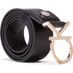 Dámský pásek Calvin Klein Ck Adj.Logo Belt 3.5Cm K60K602141 Černá