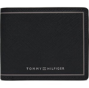 Velká pánská peněženka Tommy Hilfiger Th Central Cc And Coin Black BDS