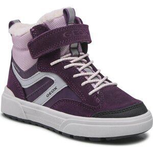 Kotníková obuv Geox J Weemble G. B Abx A J260LA 0ME22 C8887 S Violet/Pink