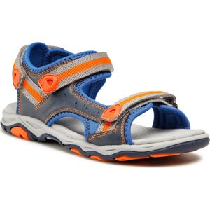 Sandály Kickers Kiwi 558522-30 D Bleu Marine Orange 53