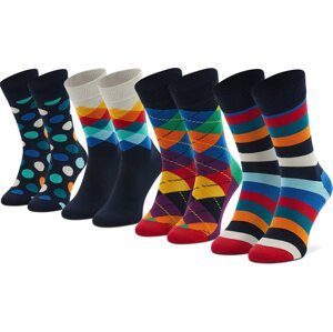 Klasické ponožky Unisex Happy Socks XMIX09-6050 Barevná