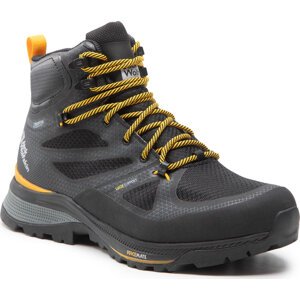 Trekingová obuv Jack Wolfskin Force Striker Texapore Mid M 4038823 Black/Burly Yellow Xt