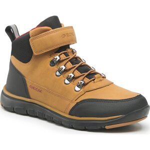 Kotníková obuv Geox J Xunday B.A J263NA 0MEFU C2G7V D Dk Yellow/Red