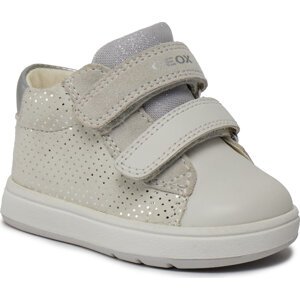 Sneakersy Geox B Biglia Girl B044CC 00722 C0626 Off White/Silver