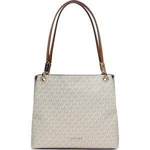 Kabelka MICHAEL Michael Kors Kensington 30F3G8KT7B Écru