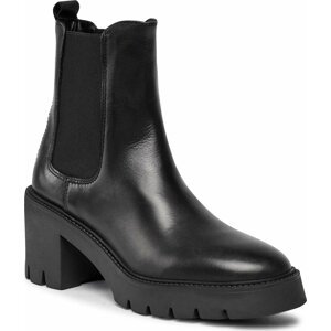Kotníková obuv s elastickým prvkem Tamaris 1-25469-41 Black Leather 003