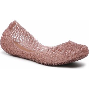 Baleríny Melissa Mini Melissa Campana Papel Inf 32996 Rose Glitter AO475