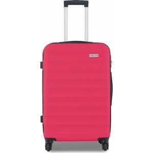 Velký tvrdý kufr Semi Line T5633-6 Růžová