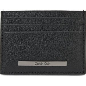 Pouzdro na kreditní karty Calvin Klein Modern Bar Cardholder 6Cc K50K510892 Ck Black BAX