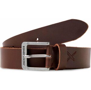 Pánský pásek Jack&Jones 12228996 Brown Stone 4148722