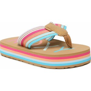 Žabky Roxy ARGL100303 Baja Blue/Crazy Pink