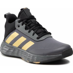 Boty adidas Ownthegame 2.0 K GZ3381 Grey Five/Matte Gold/Core Black