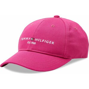 Kšiltovka Tommy Hilfiger Established AU0AU01529 Růžová