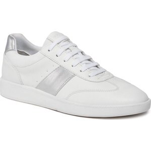 Sneakersy Geox D Meleda D45UGB 054AJ C0007 White/Silver
