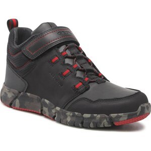 Kotníková obuv Geox J Flexyper B.B Abx A J949XA 032FU C0048 Černá