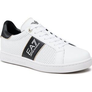 Sneakersy EA7 Emporio Armani X8X102 XK258 Q678 White/Black/Gold