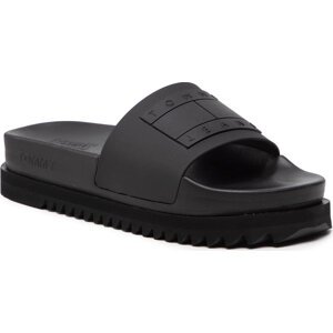 Nazouváky Tommy Jeans Flatform Pool Slide EN0EN01820 Black BDS