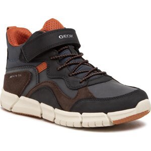Kotníková obuv Geox J Flexyper B.B Abx A J269XA 032ME C0944 D Brown/Dk Orange