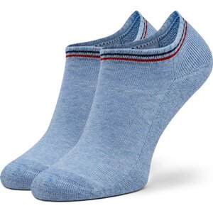 Sada 2 párů kotníkových ponožek unisex Tommy Hilfiger 701228178 Light Blue Melange 004