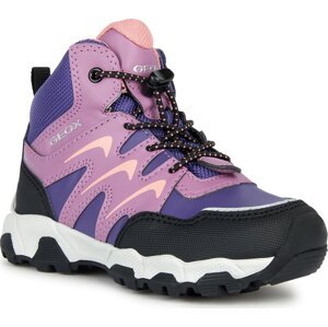 Kotníková obuv Geox J Magnetar G. B Abx J264LB 054FU C8382 S Violet/Orange