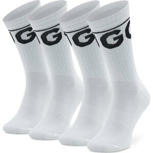 Sada 2 párů vysokých ponožek unisex Hugo Iconic 50468419 100