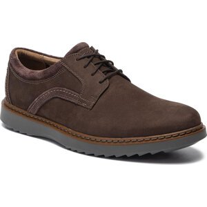 Polobotky Clarks Un Geo Lace 261367597 Dark Brown Nubuck