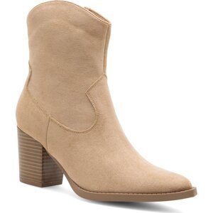 Polokozačky DeeZee MILLIE LS5637-07 Beige