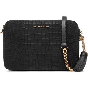 Kabelka MICHAEL Michael Kors Jet Set 32F3GJ6C6E Black