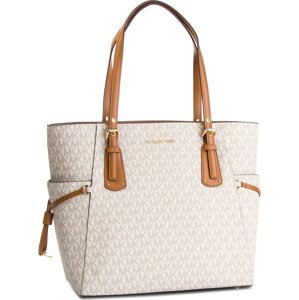 Kabelka MICHAEL Michael Kors Voyager 30T8GV6T4B Vanilla