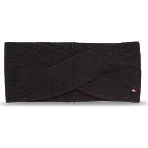 Textilní čelenka Tommy Hilfiger Essential Flag Headband AW0AW15312 Black BDS