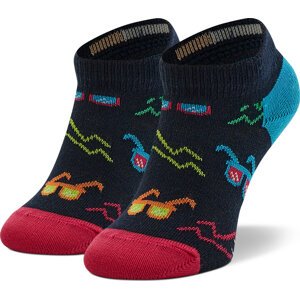 Dětské nízké ponožky Happy Socks KSND05-6500 Tmavomodrá