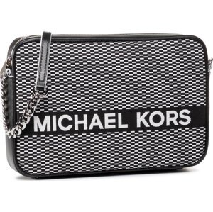 Kabelka MICHAEL Michael Kors Jet Set 32H9SJ6C9C Blk/Opticwht
