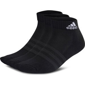 Nízké ponožky Unisex adidas Cushioned Sportswear Ankle Socks 3 Pairs IC1277 Černá