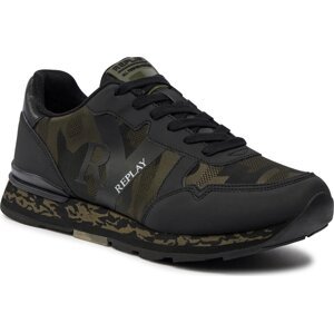 Sneakersy Replay GMS68 .000.C0083T Camo Green Black