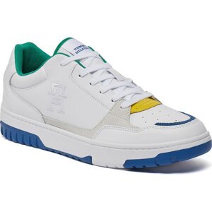Sneakersy Tommy Hilfiger Th Basket Street Pop FM0FM04968 White YBS