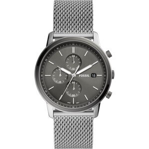 Hodinky Fossil Minimalist Chronograph FS5944 Silver