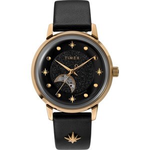 Hodinky Timex Celestial Automatic TW2U54600 Black/Gold