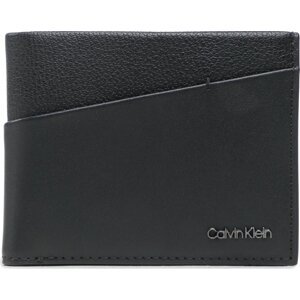 Velká pánská peněženka Calvin Klein Ck Diagonal Bifold 5Cc W/Coin K50K510594 BAX