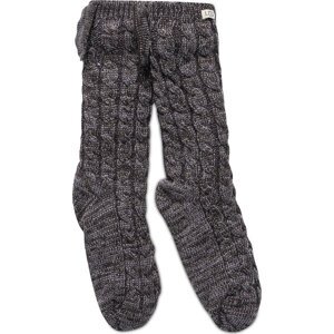 Dámské klasické ponožky Ugg W Laila Bow Fleece Lined Sock OS 1113637 Chrs
