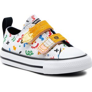 Plátěnky Converse Chuck Taylor All Star Easy-On Doodles A07219C White/Yellow/Black