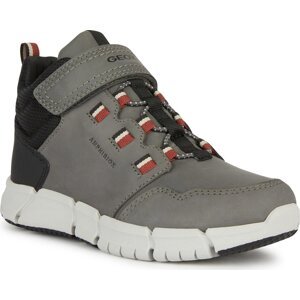 Kotníková obuv Geox J Flexyper Boy B Abx J949XA 032FU C1102 S Grey/Dk Red