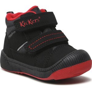 Kotníková obuv Kickers Kickoja 910030-10 Noir Rouge 83