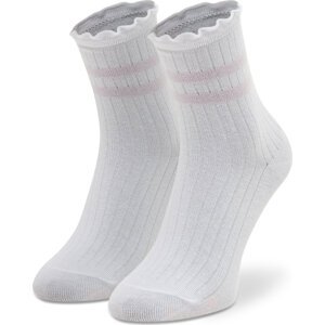Dámské klasické ponožky Vans 1Pk Ruffed VN0A4S8PYIH1 White/Lavender
