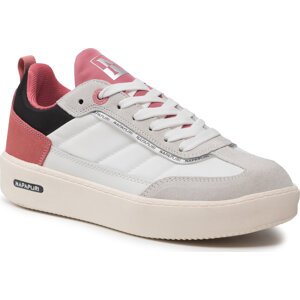 Sneakersy Napapijri Beryl NP0A4GU8 White/Pink 02U1