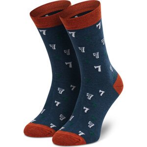 Pánské klasické ponožky Dots Socks DTS-SX-425-A Tmavomodrá