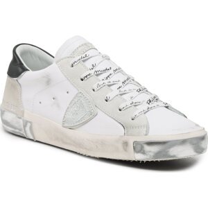 Sneakersy Philippe Model Prsx Low PRLU MA02 Blanc/Argent
